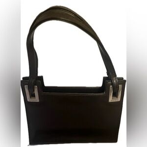 XOXO chic small dark brown handbag with 2 compartments.